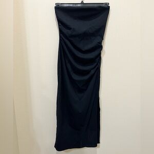 a new day Strapless Black Dress